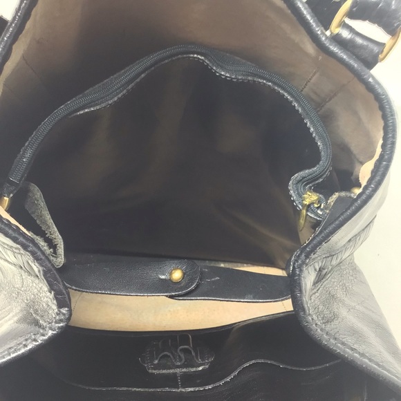 Vintage Black Brahmin Classic Tote - Picture 10 of 16